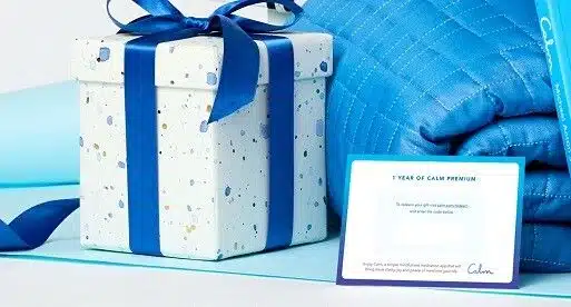 A picture of a gift wrapped box
