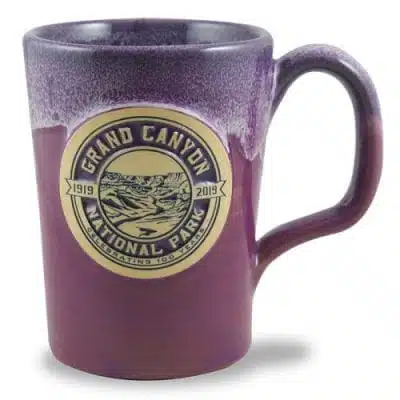 A picture of a purple mug