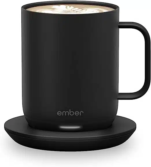 A picture of a black mug