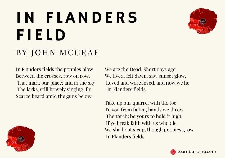 In Flanders Fields poem