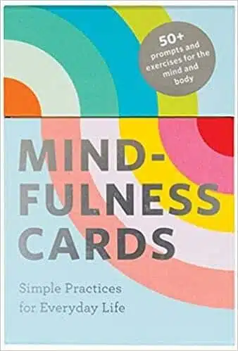 A picture of a pack of mindfulness cards