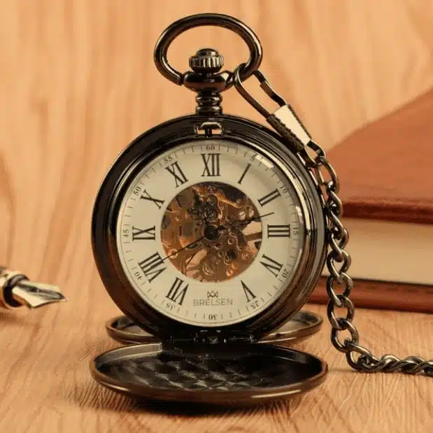 A picture of an open pocket watch
